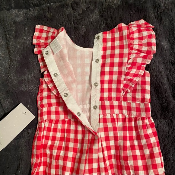 Nordstrom Newborn Flutter Picnic Romper - Picture 7 of 14